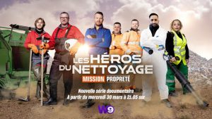 Les héros du nettoyage "mission propreté" sur la chaîne W9 avec Christophe di Pietro